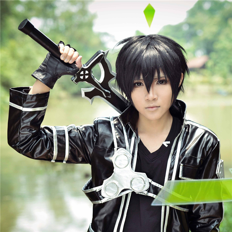 Men Accessories Online - Sword Art Online Kirigaya Kazuto parrucca