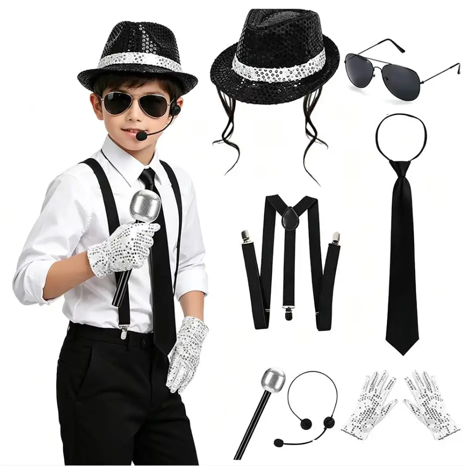 Men'S Accessories In The 80S - Costume da Discoteca Anni '80 per