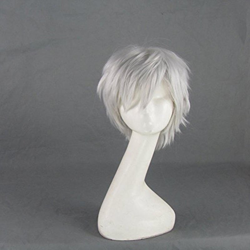 Men Accessories In Silver - Parrucca cosplay corta grigio argento Jack