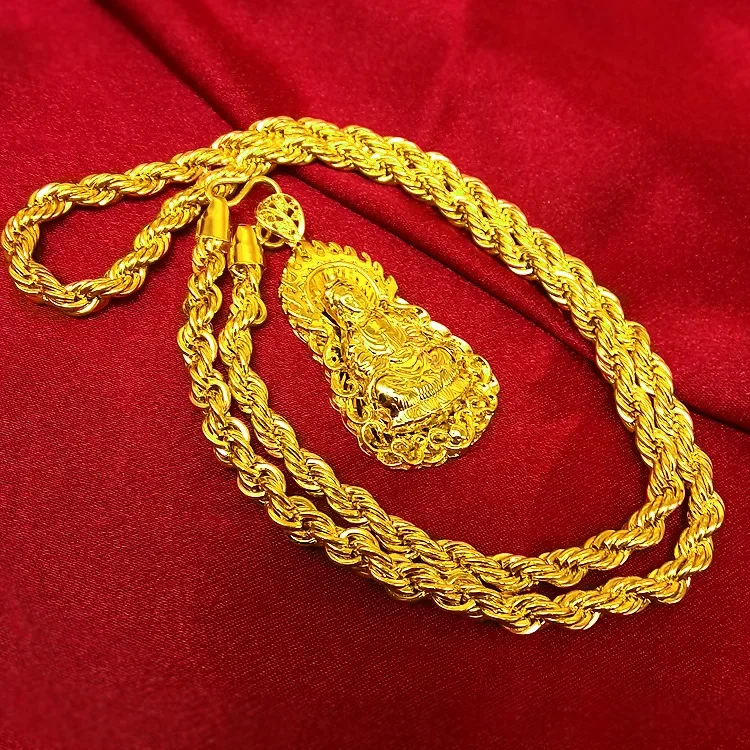 Men Accessories Look - Collana da uomo in vero oro