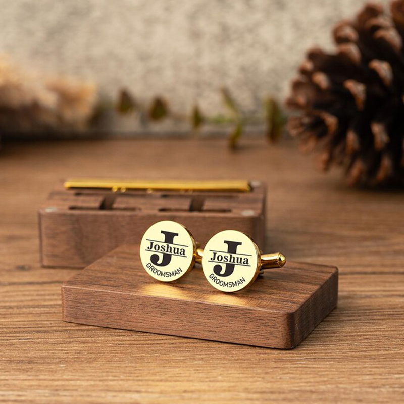 Tie Clip Set - Gemelli personalizzati per testimoni dello sposo