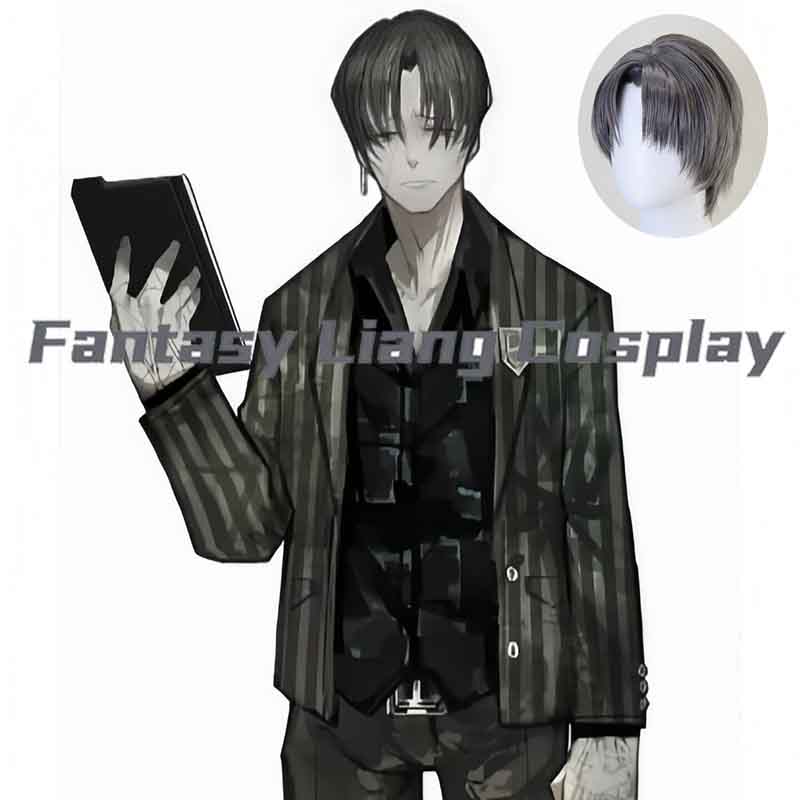 Men Accessories For Party - Parrucca cosplay Anime Limbus Company Virgil