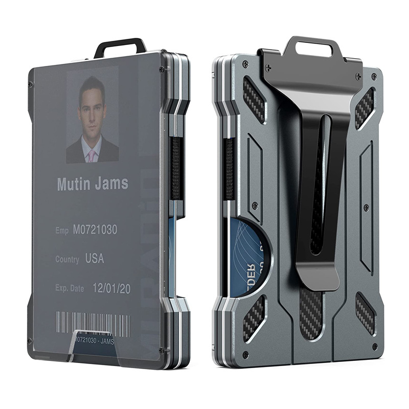 Card Case Minimalist - Portafoglio RFID alla Moda, Porta Carte