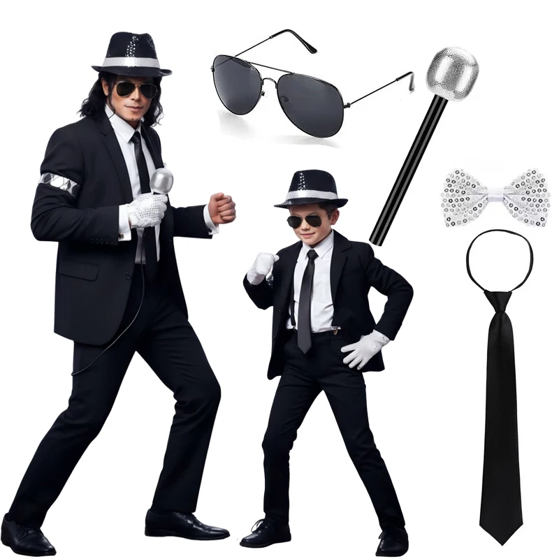 Men'S Accessories In The 80S - Costume da Discoteca Anni '80 per