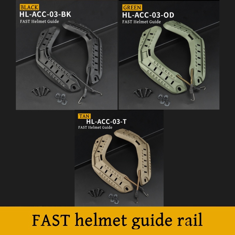 Men Accessories Guide - Binario di guida laterale per casco