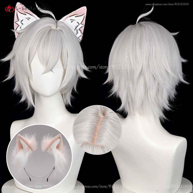 Men Accessories In Silver - ZZZ Seth Lowell Parrucca cosplay da