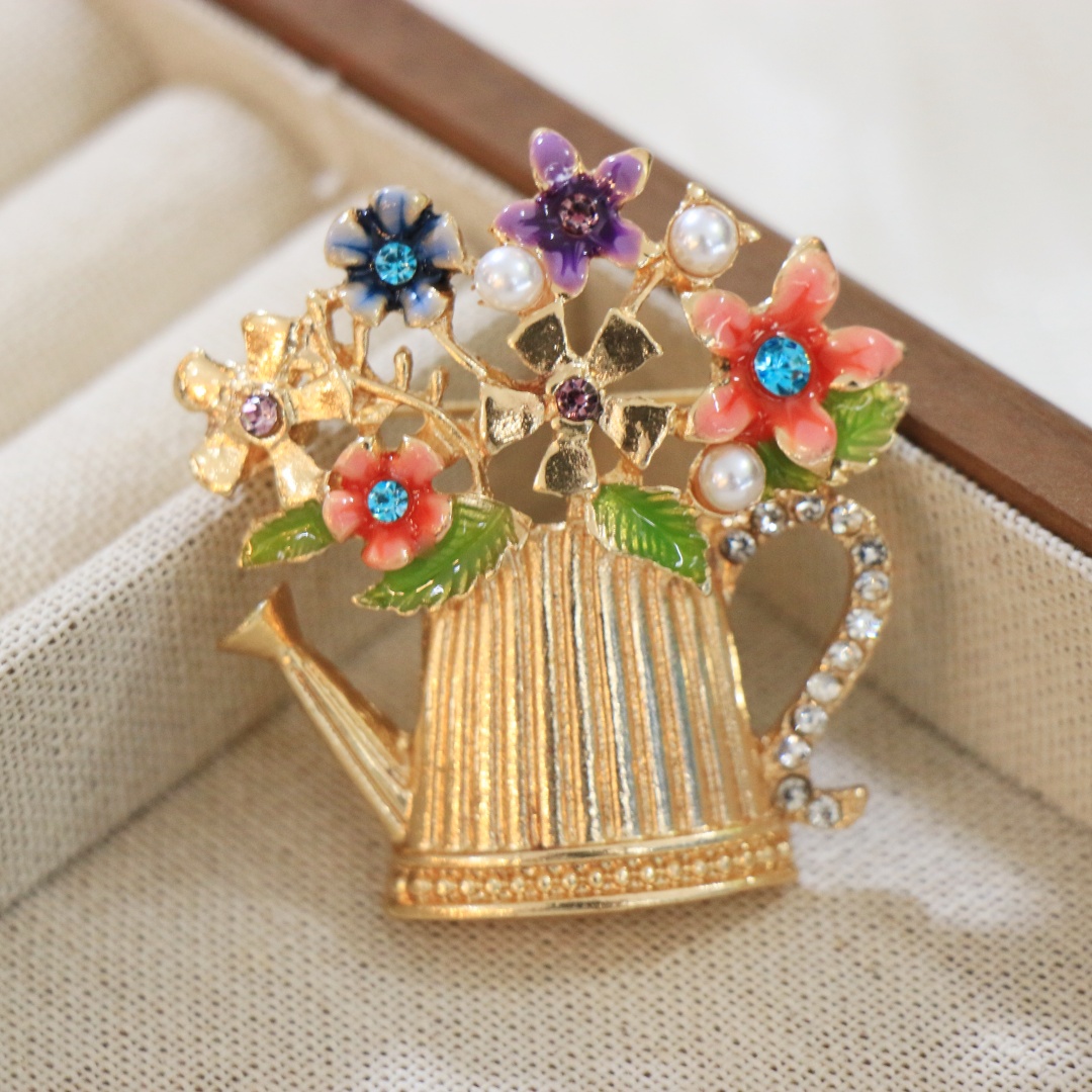 Men Accessories Bouquet - Spilla con bouquet floreale di lusso