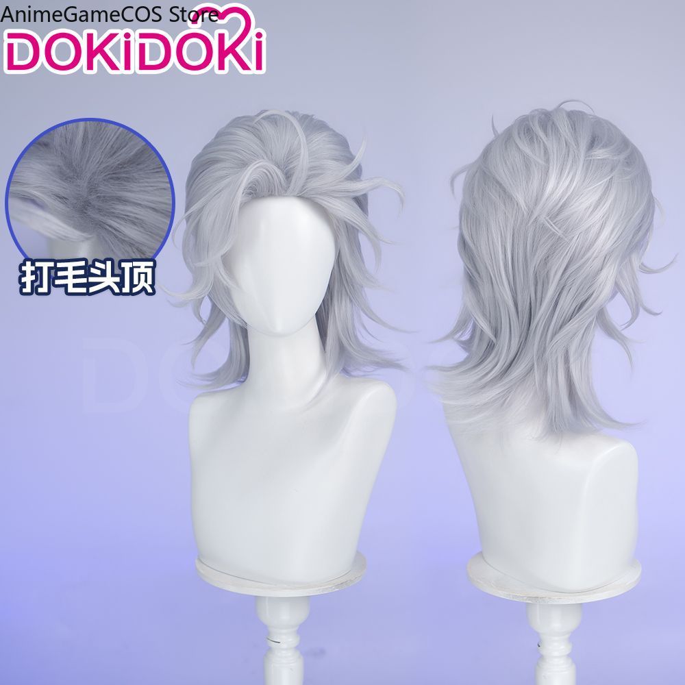 Men Accessories In Silver - Parrucca Cosplay Anime Record of Ragnarok