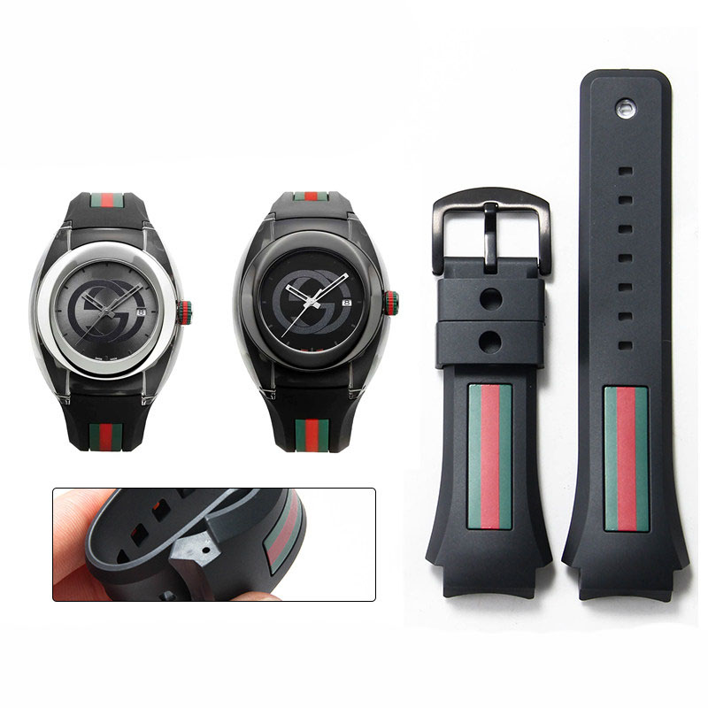 Men'S Accessories Gucci - Cinturino in gomma per Gucci YA137/YA137107A,
