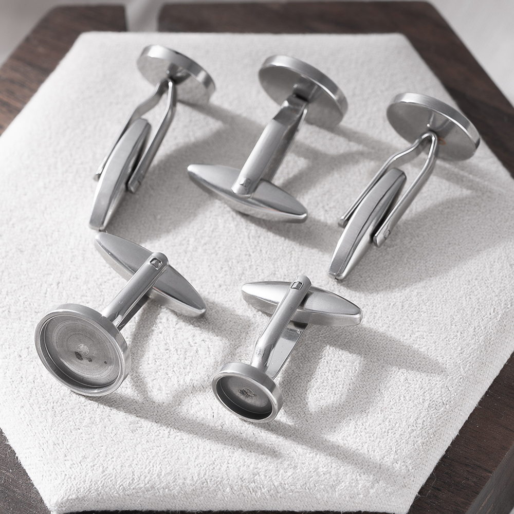 Young Men'S Accessories - 5 pezzi gemelli in acciaio inossidabile