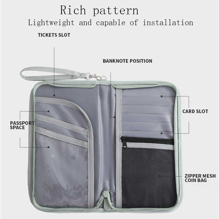 Card Case Minimalist - 1 pz portafoglio da viaggio RFID
