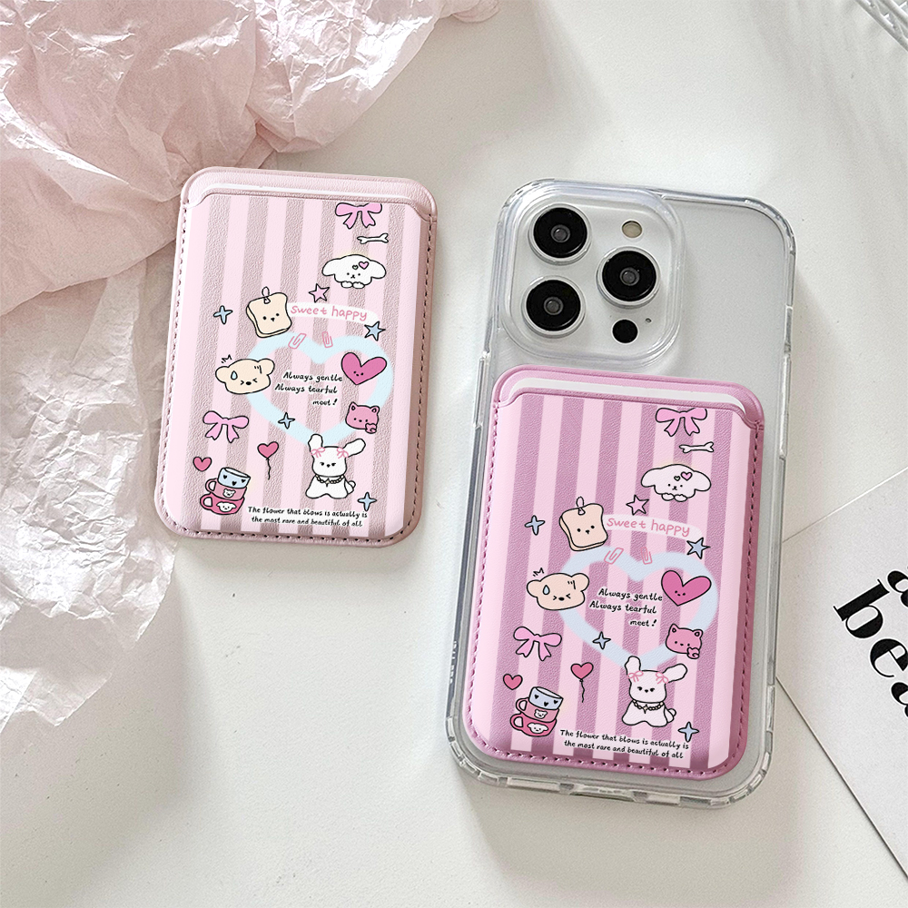 Phone Wallet Combo - Portafoglio in pelle con porta carte