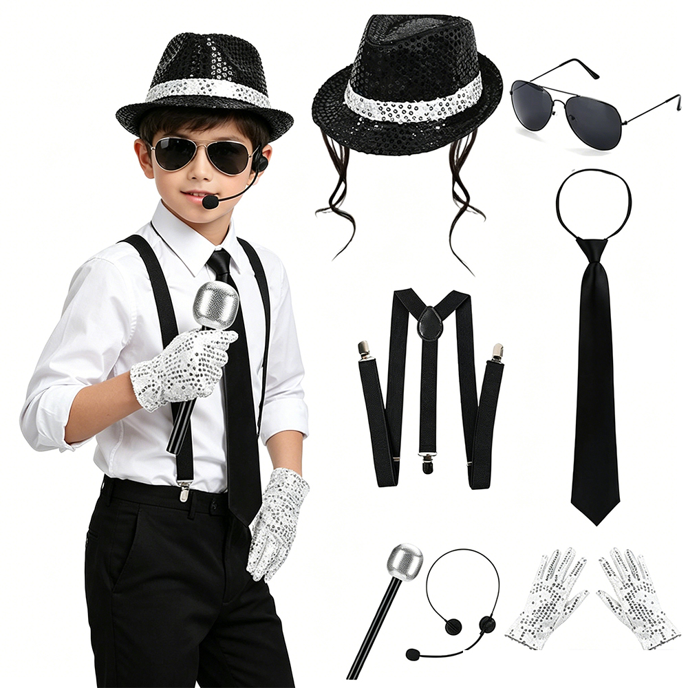 Men'S Accessories In The 80S - Set di Accessori per Cosplay di