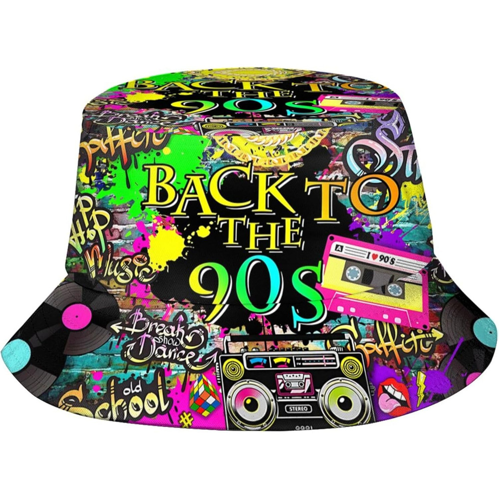 Men'S Accessories In The 80S - Cappello da Pescatore Retrò Anni '80/'90