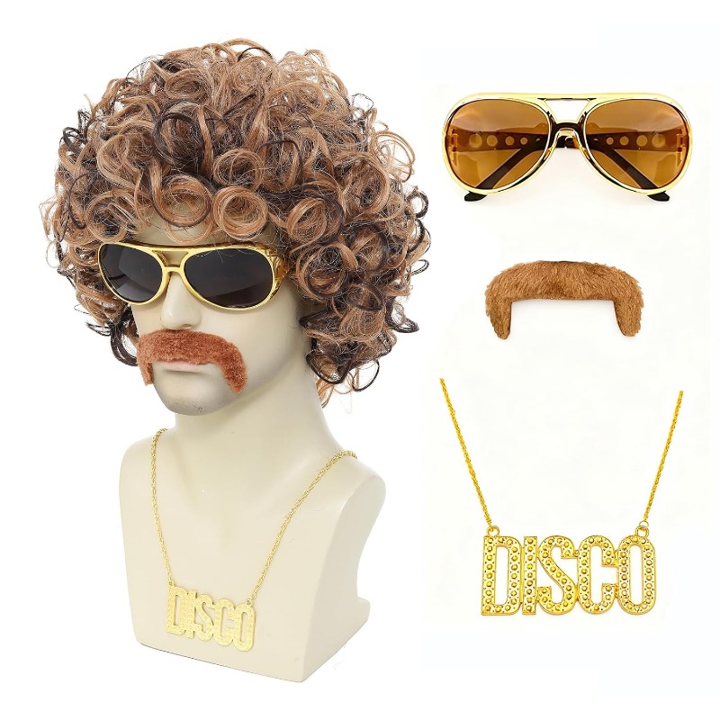 Men'S Accessories In The 80S - Set Costume Disco Anni '70/'80 -