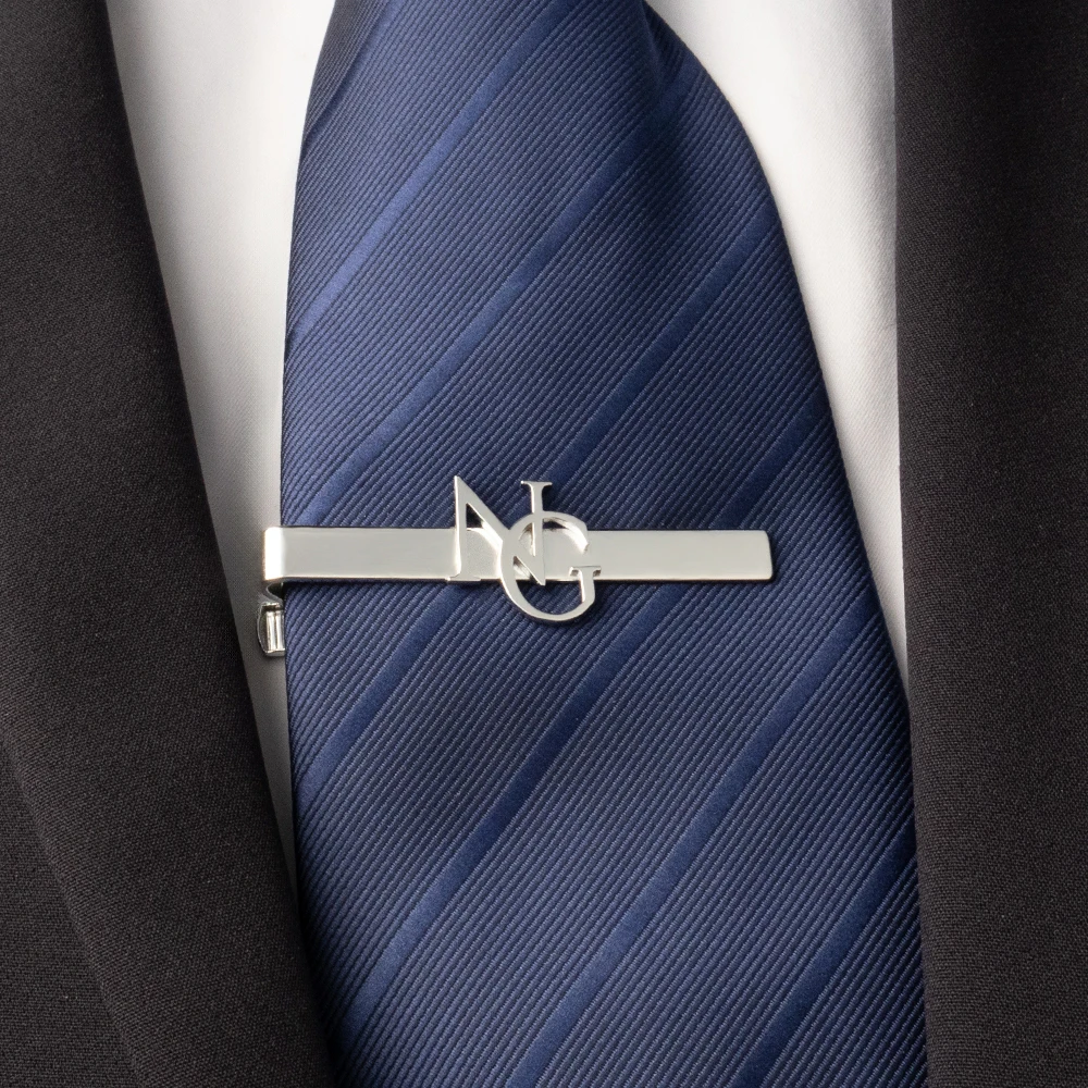 Tie Clip Set - Set Fermacravatta Personalizzato in Acciaio Inossidabile