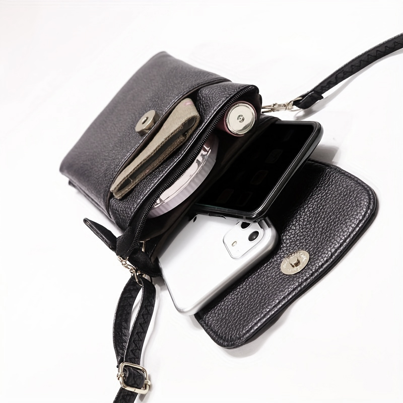 Phone Wallet Combo - Borsa a Tracolla in Pelle per