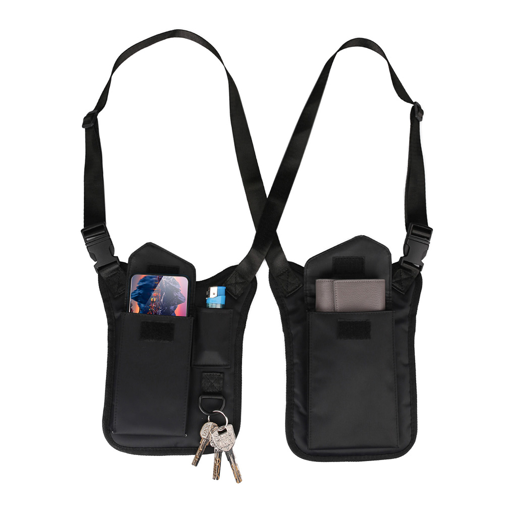 Phone Wallet Combo - Portafoglio portatile sotto le ascelle Fondina