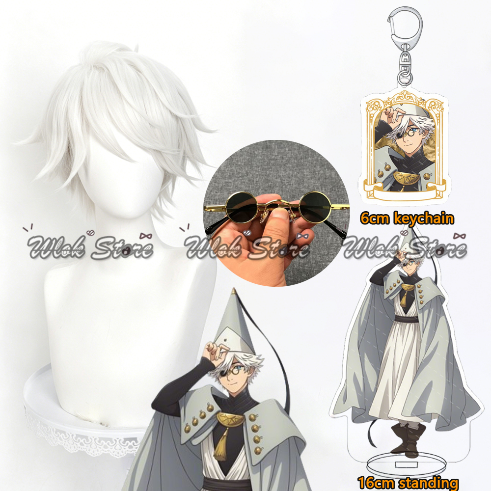 Men Accessories In Silver - Parrucca Cosplay Anime Witch Hat Atelier
