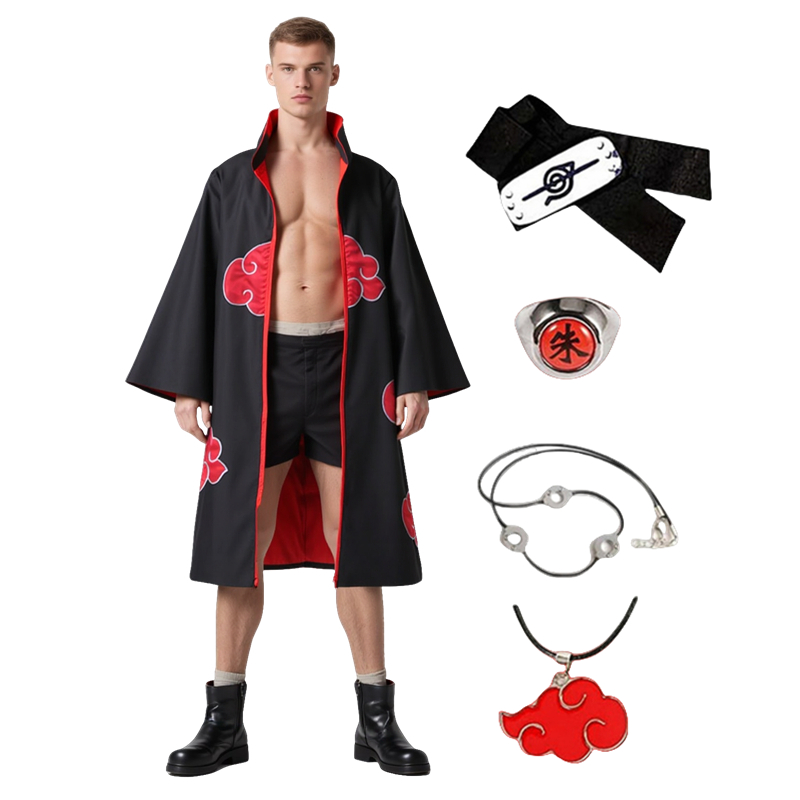 Young Men'S Accessories - Costume cosplay Akatsuki anime da uomo