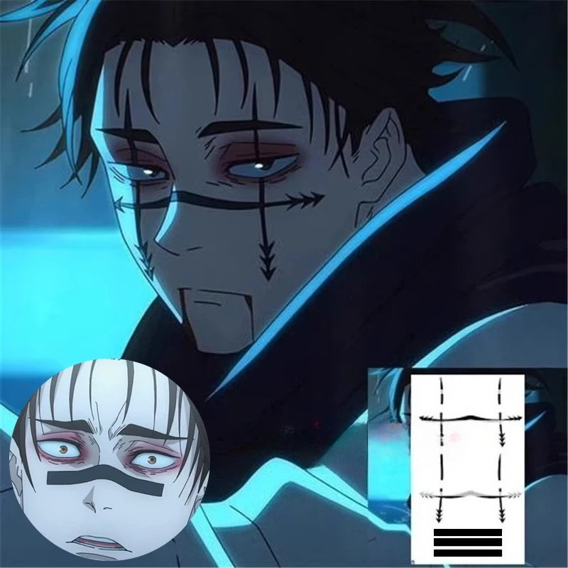 Men Accessories For Party - Adesivi per Tatuaggi Choso, Accessori Cosplay