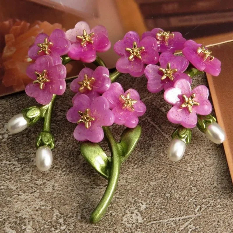 Men Accessories Bouquet - Spilla classica retrò con bouquet di