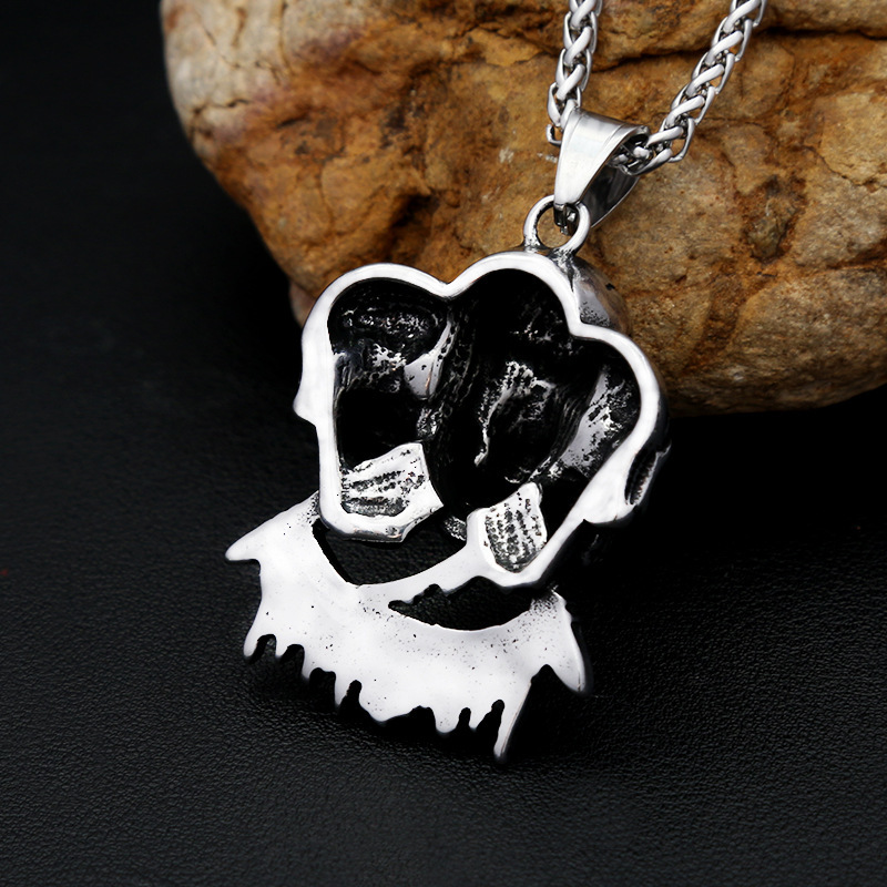 Collana in lega con teschio in - Men Accessories Look recensione e prezzo