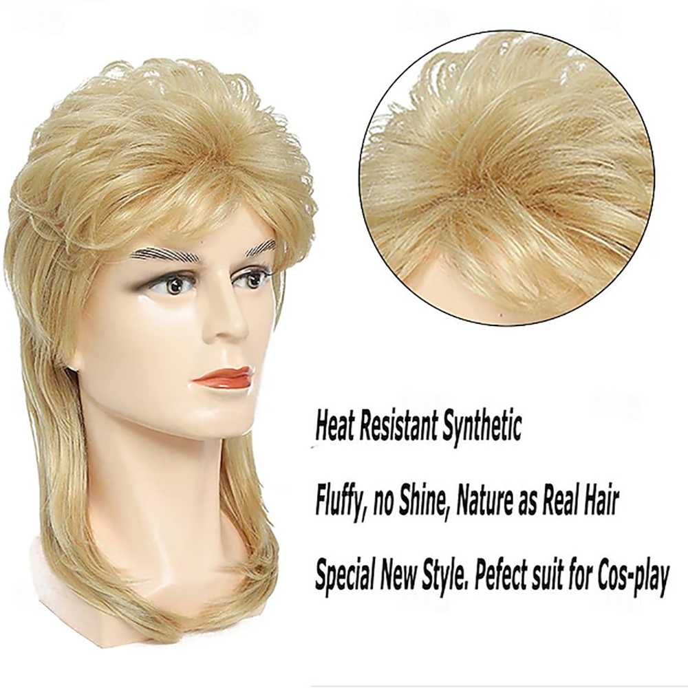 HAIRJOY Parrucche sintetiche p - Men'S Accessories In The 80S recensione e prezzo