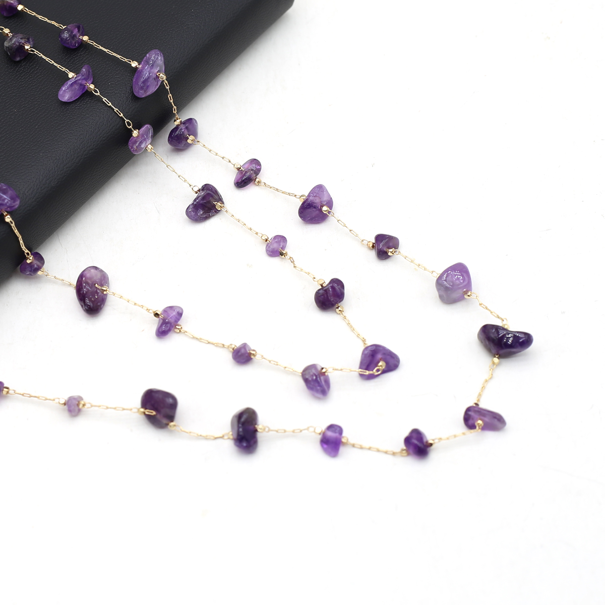 Pietra ametista naturale con p - Men Accessories Chain recensione e prezzo