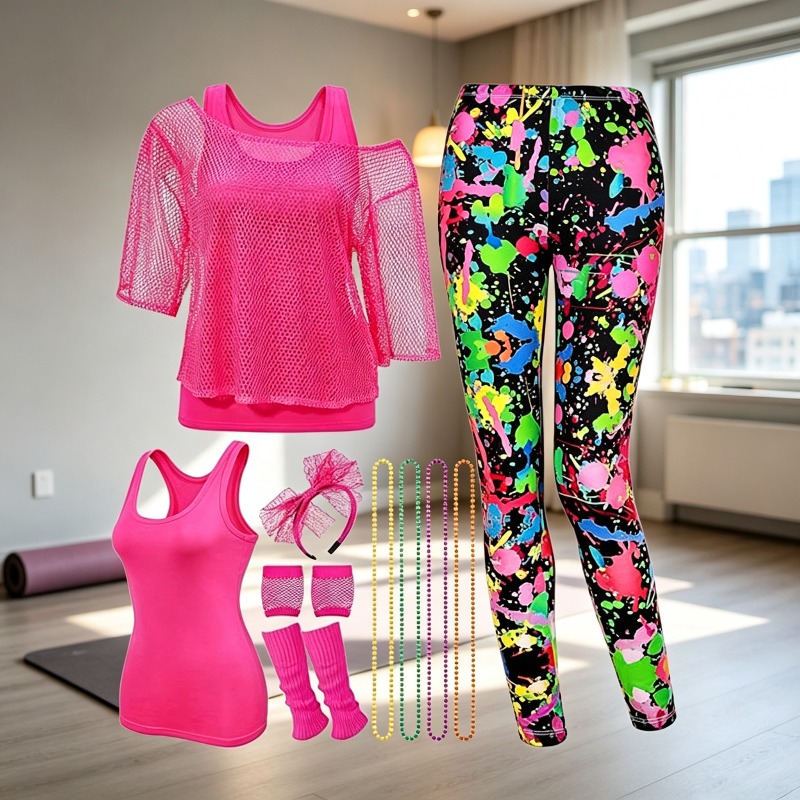 Completo Costume da Istruttric - Men'S Accessories In The 80S recensione e prezzo