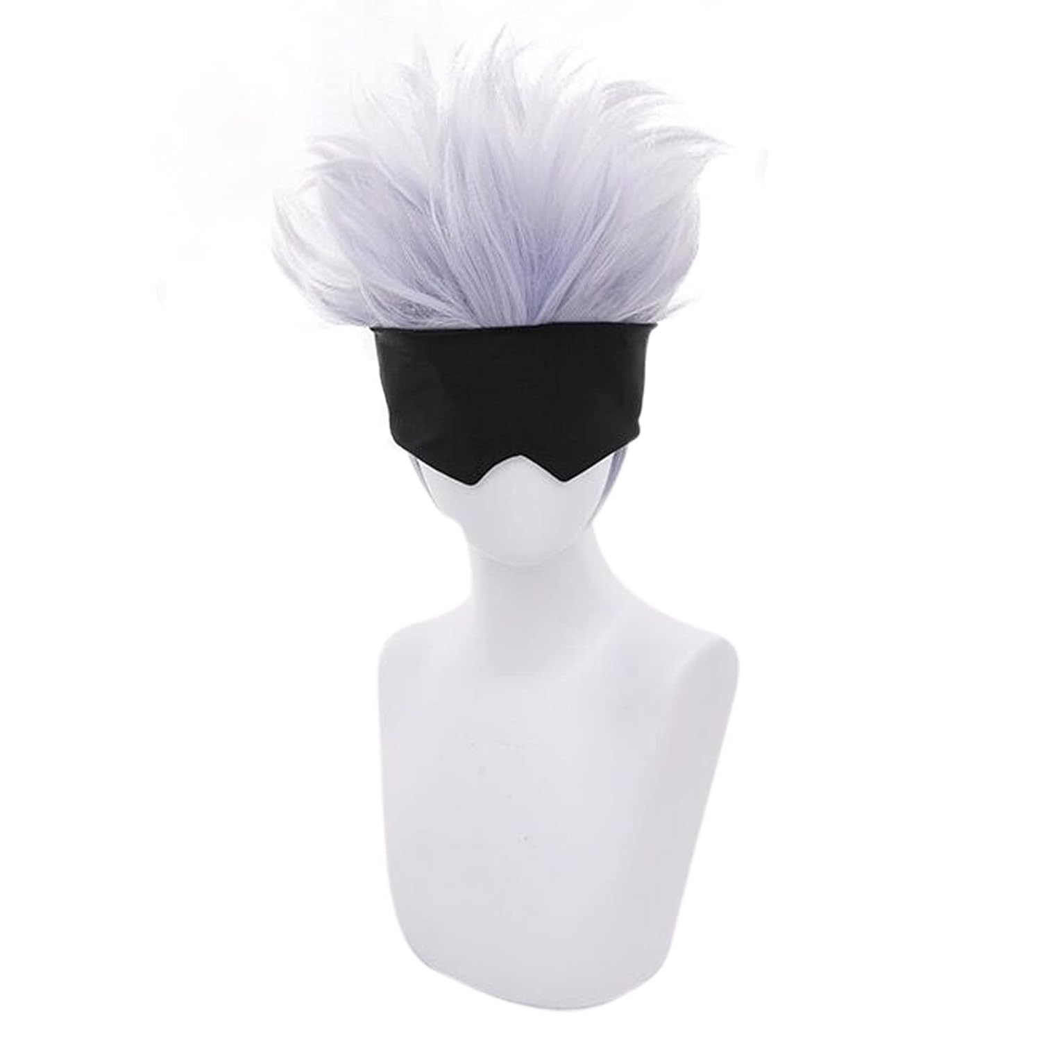 Black Blindfold + parrucca Cos - Men Accessories In Silver recensione e prezzo