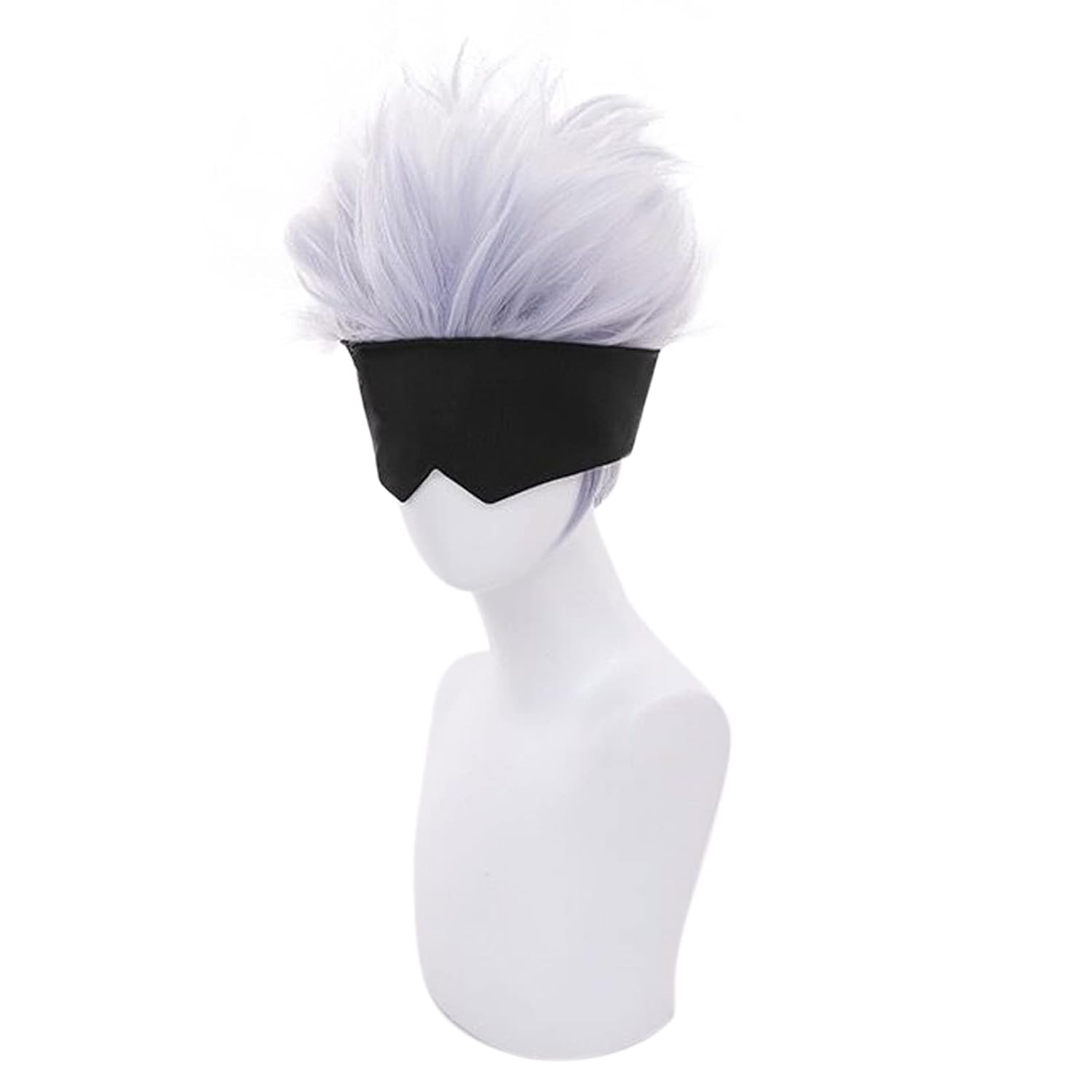 Black Blindfold + parrucca Cos - Men Accessories In Silver recensione e prezzo