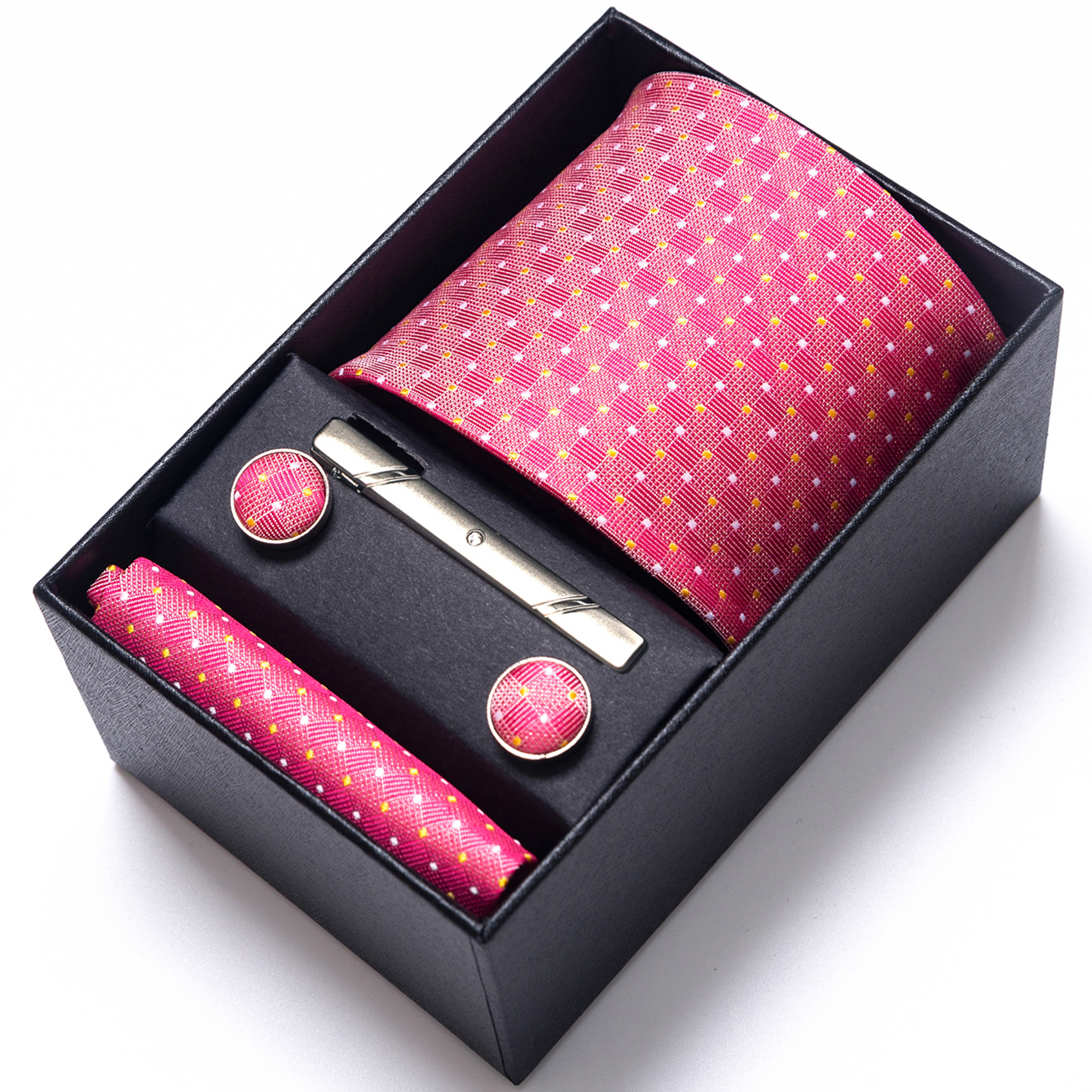 Set da 4 Pezzi con Cravatta Pa - Tie Clip Set recensione e prezzo