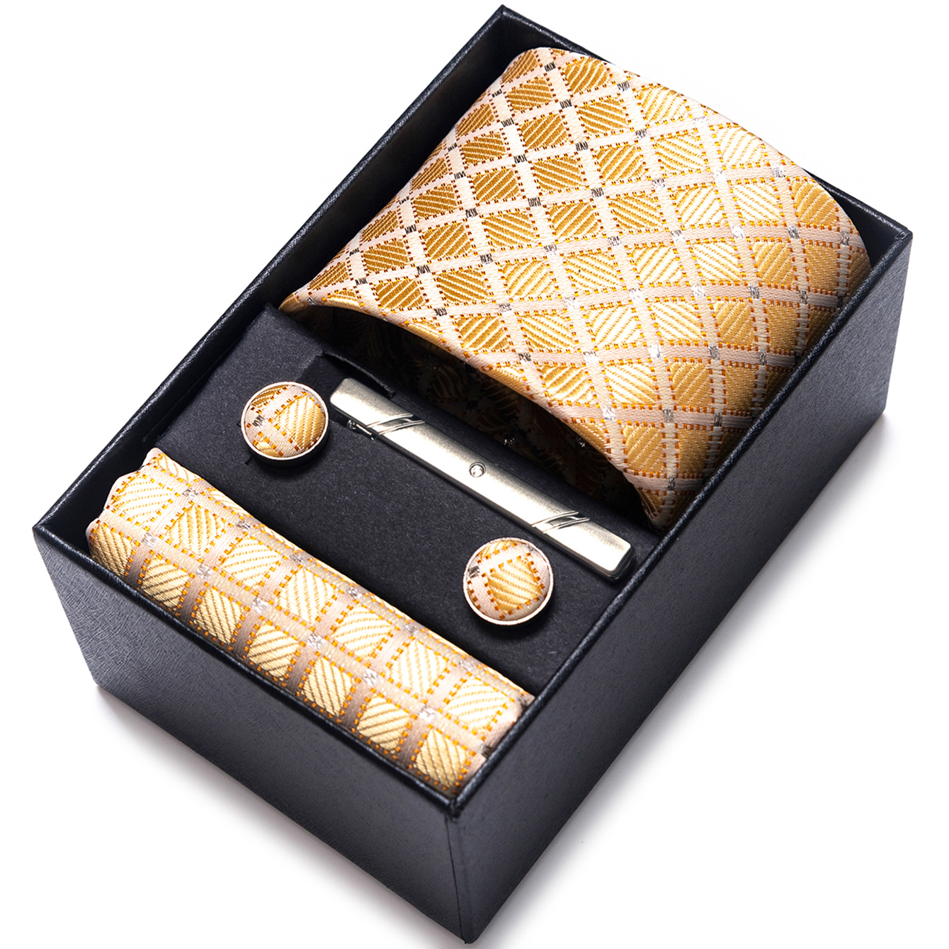 Set da 4 Pezzi con Cravatta Pa - Tie Clip Set recensione e prezzo