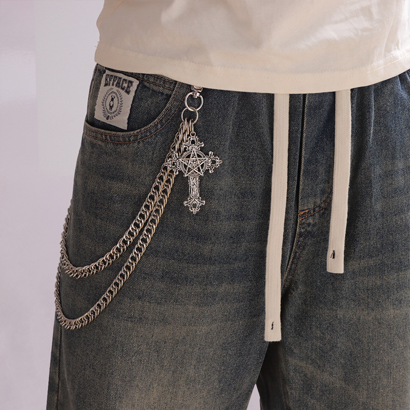 Moda punk pantaloni in metallo - Men Accessories Chain recensione e prezzo