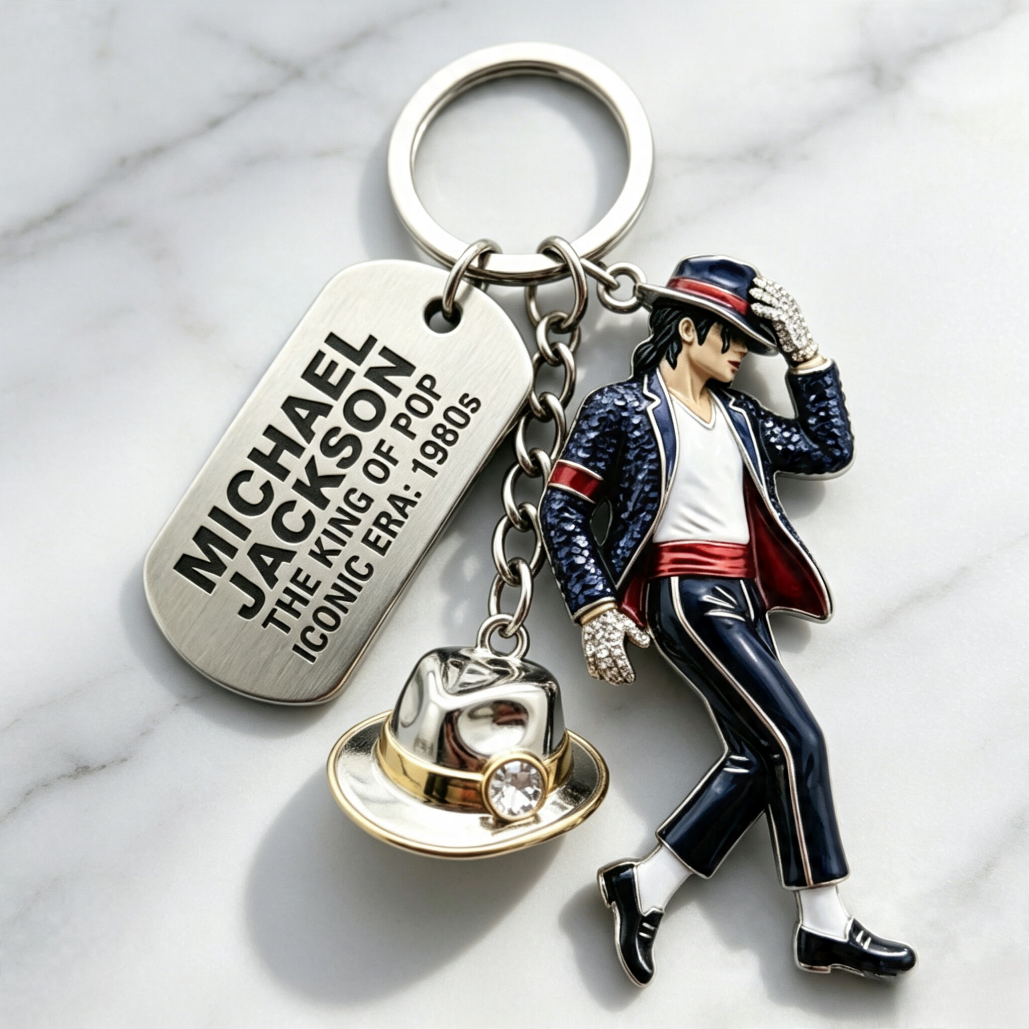 Portachiavi di Michael Jackson - Young Men'S Accessories recensione e prezzo