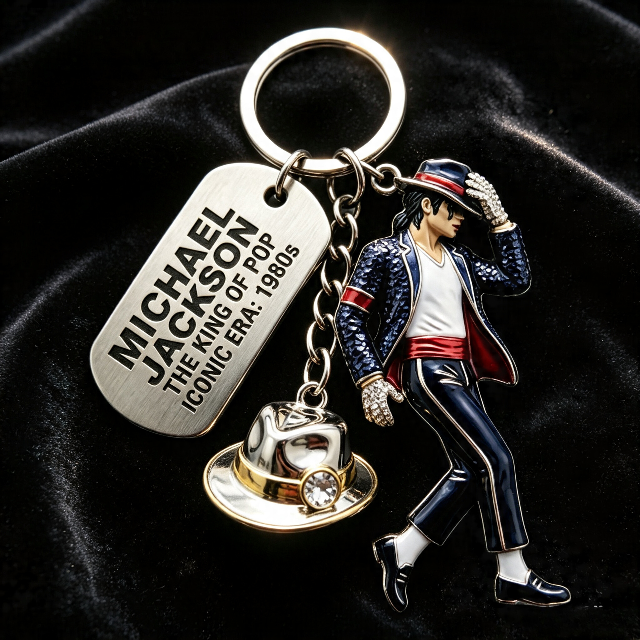 Portachiavi di Michael Jackson - Young Men'S Accessories recensione e prezzo