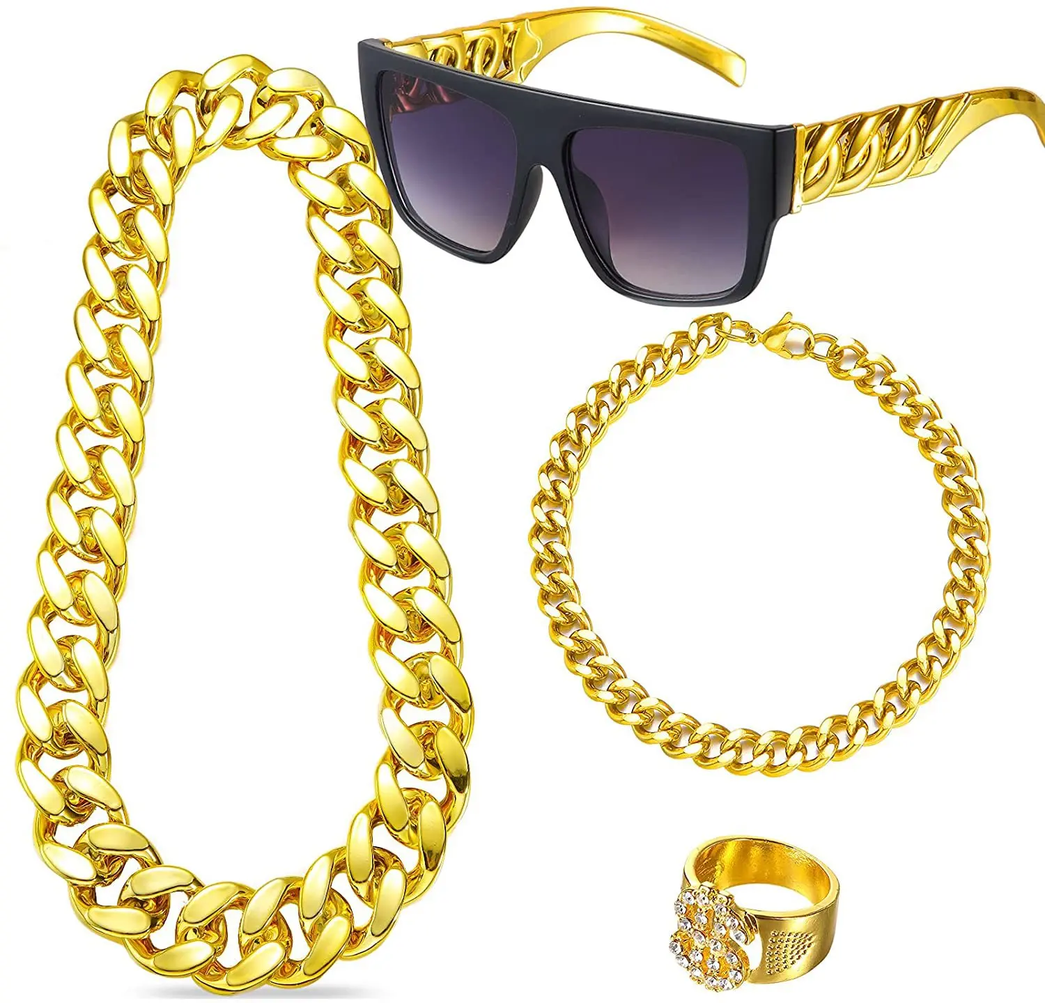 Costumi Hip Hop Anni '80 e '90 - Men'S Accessories In The 80S recensione e prezzo