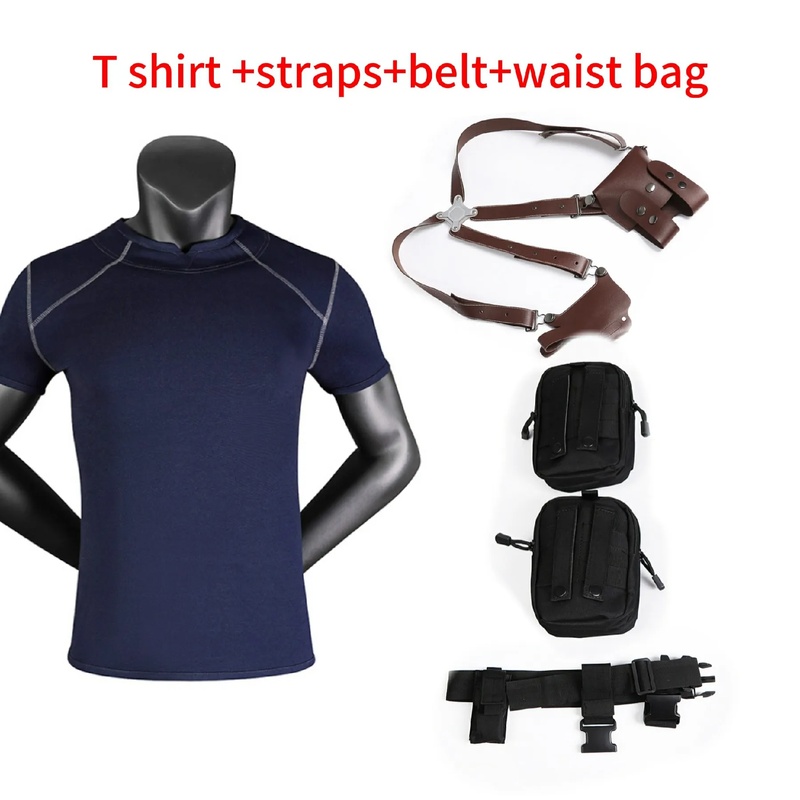 ♥   Nuovo Costume Cosplay Leon - Men Accessories Look recensione e prezzo