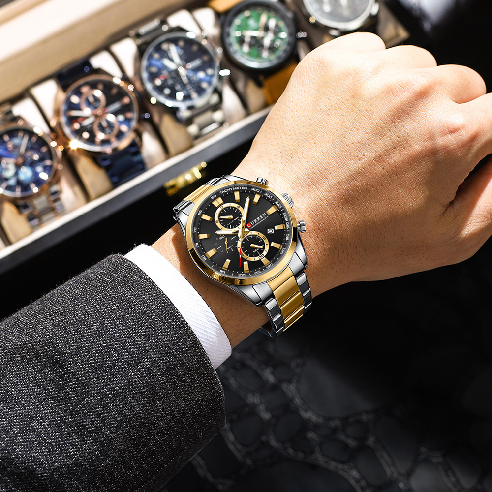 CURREN Casual Quarzo Crono Oro - Young Men'S Accessories recensione e prezzo