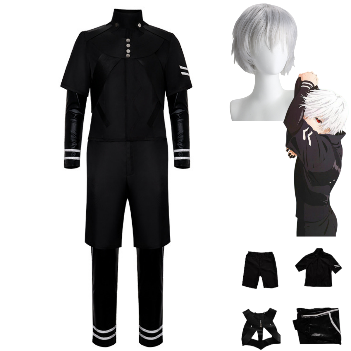 Anime Tokyo Ghoul Kaneki Ken C - Men Accessories For Suit recensione e prezzo