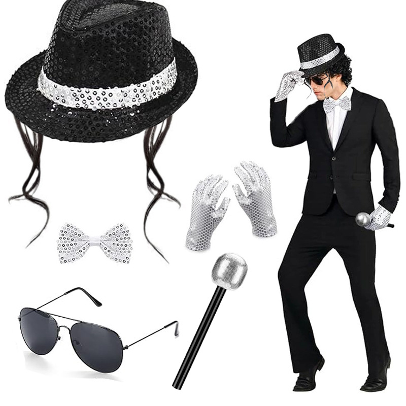 Set di Accessori per Cosplay d - Men'S Accessories In The 80S recensione e prezzo