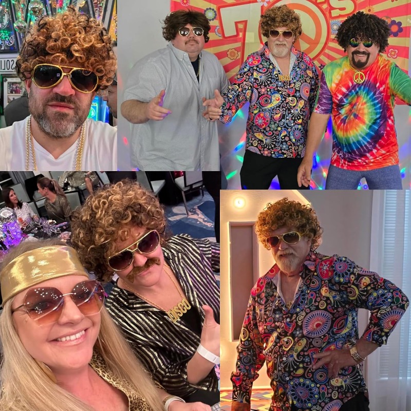 Set Costume Disco Anni '70/'80 - Men'S Accessories In The 80S recensione e prezzo