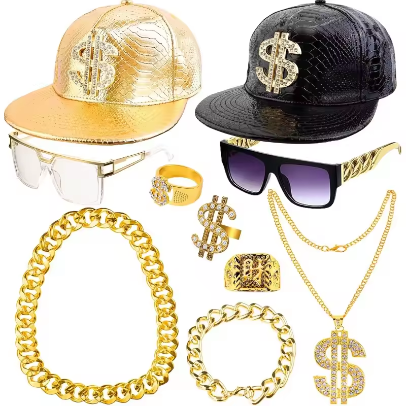Kit costume hip-hop anni '80 e - Men'S Accessories In The 80S recensione e prezzo