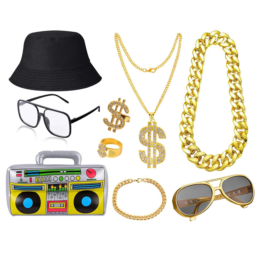 Kit costume hip-hop anni '80 e - Men'S Accessories In The 80S recensione e prezzo
