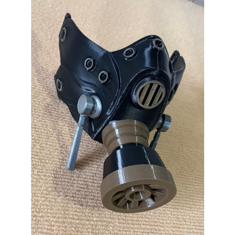 Maschera Antigas Nera Stampata - Men Accessories For Suit recensione e prezzo
