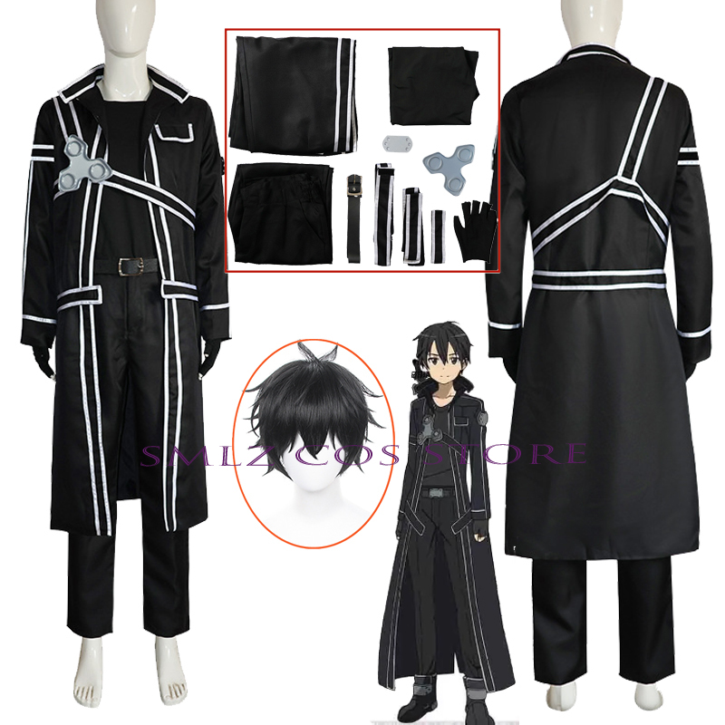 Kazuto Kirigaya Cosplay Anime  - Men Accessories Online recensione e prezzo