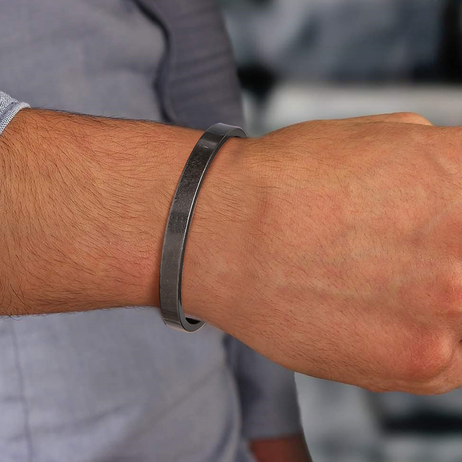Braccialetto aperto in acciaio - Young Men'S Accessories recensione e prezzo