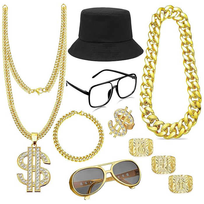 Set di Accessori per Costume H - Men'S Accessories In The 80S recensione e prezzo
