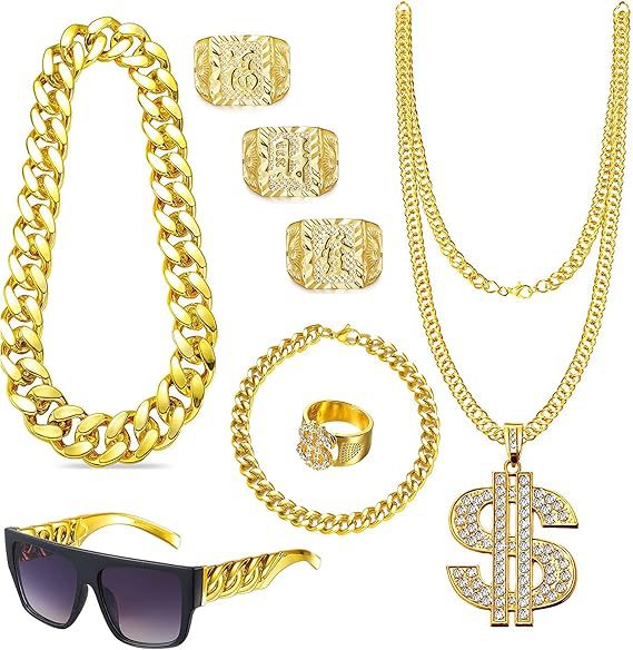 Set di Accessori per Costume H - Men'S Accessories In The 80S recensione e prezzo